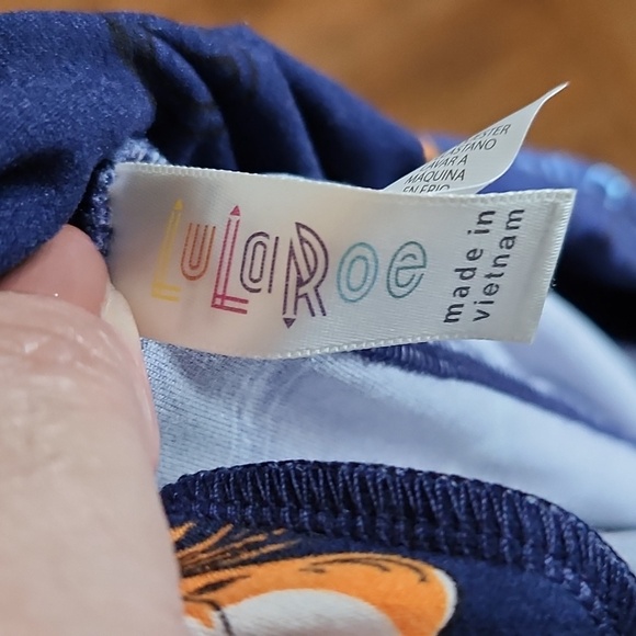 LULAROE LLR TC Egg Wisk Spoon Buttery Soft Legging Tall & Curvy - Picture 5 of 6